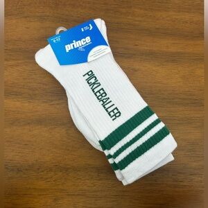 Prince Pickleball Men’s Striped Crew Socks (2-pk)